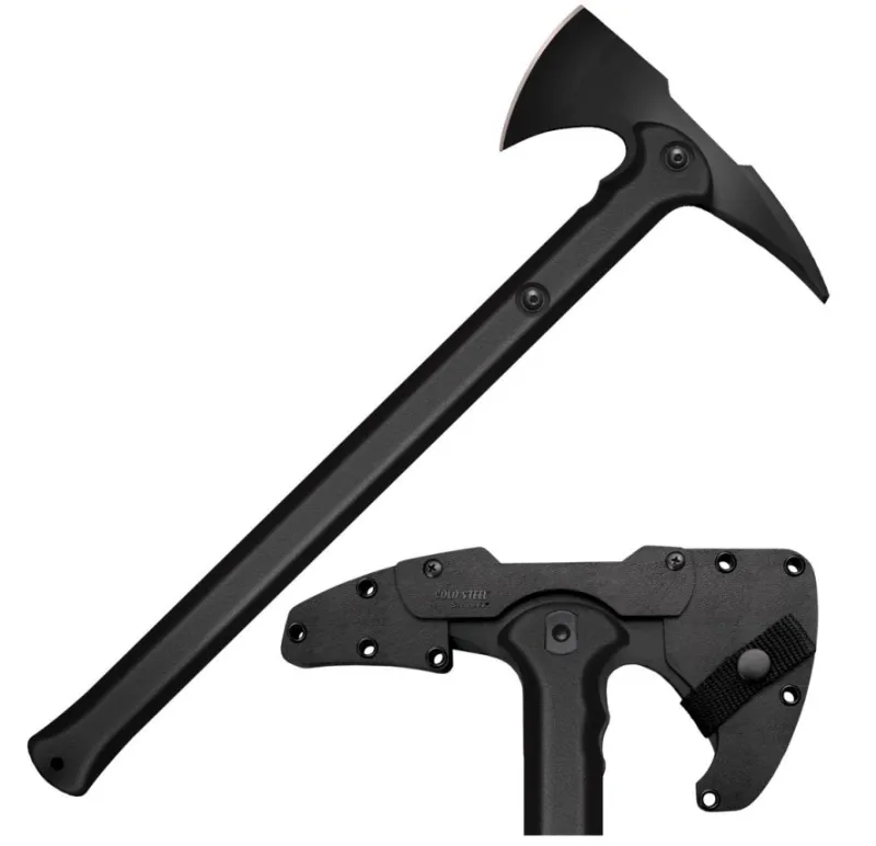Axt / Tomahawk War hawk 836 Gramm 48 cm schwarz mit Scheide (87606)